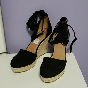 Strappy Wedge Sandals
